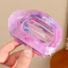 Pinza para el pelo de abulón para recogido en la nuca, pinza de garra vintage de alta gama para mujeres con cabello grueso, nuevo modelo 2026, pinza de pico de pato no irritante