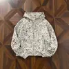 Nueva chaqueta con capucha lavada estilo callejero americano 2026 para hombre, cárdigan sudadera de diseño casual holgado para otoño