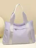 Bolsa de Ombro de Nylon Transfronteiriça 2025 Inverno Nova Bolsa Tote Leve Cor Sólida Tendência Grande Capacidade Bolsa Feminina