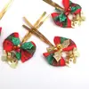 Campana de Copo de Nieve Navideña Corbata Lazo de Seda Paz Regalo Festivo Boda Caja de Dulces Joyería Accesorios de Ropa Accesorios DIY