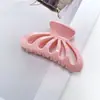 Pinzas para el Cabello Transfronterizas Lindas y Dulces Pinzas de Garra Corona de Dopamina Pinzas de Tiburón Acrílicas Brillantes Pinzas para el Cabello de Color Sólido