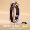 Fio Elástico Plano Especial para Pulseiras, Rolo Pequeno, Fio para Artesanato Resistente ao Desgaste, Cordão Elástico para Montagem de Pulseiras de Cristal DIY