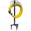 Soporte para Manguera de Jardín Desmontable de Metal Resistente Colgador de Tubería de Agua Soporte de Manguera Independiente para Exteriores para Patio y Césped