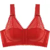 Sujetador de Encaje Talla Grande para Mujer con Busto Grande, Minimizador, Push-Up, Cierre Frontal Conveniente, Recogida Lateral del Pecho, Anti-Caída, Sujetador Cómodo