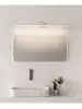 Luz frontal de espelho design minimalista luminária de parede de fundo hotel corredor criativo escada projeto cabeceira LED tira longa luminária de parede