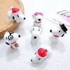 Acessórios de Resina de Cachorro Dr. Nunu Fofo Tridimensional DIY Cordão de Cabeça com Cola de Creme Pingente Acessórios para Prendedor de Cabelo Material Venda por Atacado