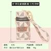 Bolso de Lipstick de Moda Simple con Forma de Cubo Nuevo para Mujer Compacto Portátil Colgante para Llaves Pañuelo de Seda Bolsa Pequeña Bolso de Lipstick