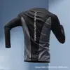 Mallas de Secado Rápido para Hombre, Ropa Deportiva Sin Costuras, Tops de Manga Larga para Músculos, Ropa Profesional para Entrenamiento de Running para Otoño e Invierno