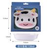 Conjunto Personalizado de Louça Infantil Fofa com Estampa de Animal Prato para Bebê Tigela de Treinamento Garfo Colher Presente Atacado