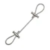 Cadena colgante de cable de acero para tablero de anuncios Cadena colgante Gancho magnético Pladur Acrílico Señal Tablero KT Señal de estacionamiento Cuerda colgante para pancarta
