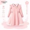 Vestido de Princesa Oso Autocrítico para Niña 2024 Nuevo Elegante Vestido de Primavera y Otoño para Niños