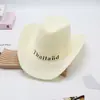 Chapéu de Palha Masculino de Verão para Pesca ao Ar Livre Aba Reta Sombreamento Protetor Solar Praia Litoral Chapéu Cowboy Ocidental Chapéu de Sol