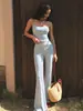 Conjunto de Camisola Rayada Francesa Estilo Old Money Transfronterizo Ropa de Yoga con Almohadillas en el Pecho Sujetador Deportivo Ajustado Conjunto de Dos Piezas