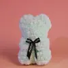 Oso de Rosas de 25 cm Regalo para el Día de San Valentín, Día de la Madre, Cumpleaños Admite Procesamiento Personalizado Arte Floral Flores Eternas Flores Hechas a Mano