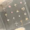 Pendientes de acero de titanio 316L en la colección café dorado claro, ear cuffs minimalistas de circonita, pendientes de alta gama personalizados con forma de corazón para mujer, lujo ligero