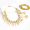Collar de Borlas de Pescado Pequeño Estilo Nuevo Personalidad Exagerada Transfronterizo Za Set de Pendientes Sencillos con Hilo Moda Versátil Sensación de Alta Gama