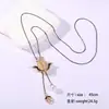 Corrente de Suéter Inspirada em Chanel Estilo Novo Transfronteiriça Versão Coreana Colar Longo Luxo Leve Nicho Liga de Alta Qualidade Não Desbota Atacado