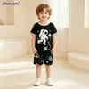 Especializado para el comercio exterior transfronterizo: ropa infantil, ropa de casa, pijamas de algodón de manga corta para niños de verano, conjuntos de pijama para niños, pijamas y pantalones de dormir para niños