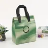 Bolsa Isotérmica Desechable No Tejida para Llevar, Bolsa Especial de Empaque de Papel de Aluminio Comercial para Catering de Té con Leche, Logo Personalizado