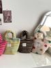 4111 Moda de Invierno Felpa Bolso para Mujer 2023 Nuevo Lindo Bolso de Mano con Puntos Polo para el Trabajo Bolso de Mano para Viajar