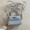 Bolsa Feminina com Design de Fivela Textura de Crocodilo 2026 Nova Pequena de Nicho para o Dia a Dia Ombro Único Versátil Moda Bolsa Transversal