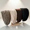 Diadema retro elegante y de moda para mujer, ancha y versátil, accesorio para el cabello de corona alta, diadema simple que hace que la cara parezca más pequeña
