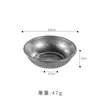 Vintage 304 Stainless Steel Sauce Small Dish Round Dish Old Seasoning Dish Tomato Sauce Cup Dipped in Soy Sauce Small Dish