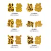 Adesivo de Celular da Sorte Ouro Puro 999, Princesa Por Favor Fique Rica, Gato da Sorte, Adesivo de Ouro Casa do Tesouro, Mesmo Estilo de Shuibei com Certificado