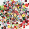 Botones Coloridos Mixtos en Stock Transfronterizos para Manualidades DIY, Accesorios Creativos de Resina para Arte Adhesivo Infantil de Jardín de Infancia