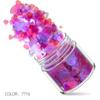 Arte de Uñas Transfronterizo Lentejuelas Corazón de Durazno 24 Colores Lentejuelas Láser Polvo Escarlata Rojo Púrpura Estrellas Pentagonales Lentejuelas con Forma de Mariposa
