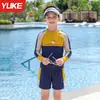 Traje de baño para niños Niños Verano 2026 Nuevo de una pieza Protección solar Traje de baño Niño Bebé Equipo Profesional de Natación