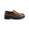 ¡Encuentra Stock de Fábrica en Línea! Mocasines de Gamuza con Tacón Grueso Estilo Mamá Uva con Monedas Doradas Pequeñas, Zapatos de Piel Elegantes y Clásicos