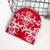 Atacado personalizado transfronteiriço tendência em estoque chapéu de malha jacquard quente outono e inverno moda quente hip hop casual chapéu para o frio