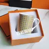 Taza de Porcelana Fina de Hueso de Palacio Vintage de Lujo Ligero Estilo Europeo Transfronterizo Taza para Leche para Desayuno Taza para Avena Taza de Oficina para Café