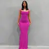 Q21DS653 Vestido feminino europeu e americano 2022 Kardashian skims casual sem mangas cintura alta slim sling