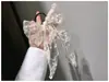 Pasador de Pelo con Lazo de Encaje Bordado Súper Hada ~ Accesorios para el Cabello de Chica Suave de Verano Cuerda para el Cabello Goma para el Cabello Tocado
