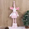 Boneco de Velho Sentado Boneco de Neve com Lantejoulas Rosa Transfronteiriço Decoração de Natal Pingente Decoração de Janela