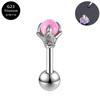 Joia Aobao de luxo leve liga de titânio G23 argola para lábio com haste brinco para nariz garra de dragão 16G/1.2mm prego para língua sobrancelha multicolorido