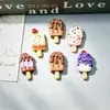 Juguete de Helado de Fruta Simulada, Paleta de Semilla de Girasol Pegamento de Crema DIY Pasador, Juguete Infantil, Accesorios de Resina para Sala de Juegos