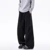Pantalones deportivos para hombre estilo americano 2026 primavera, otoño, invierno nueva marca de moda cleanfit holgados rectos deportivos pantalones casuales versátiles