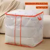 Bolsa Gruesa para Guardar Edredones a Prueba de Polvo y Humedad Organizador de Ropa para Armario Bolsa Totalmente Transparente para Dormitorio Edredón de Algodón Bolsa para Empacar y Mover