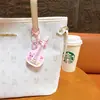 Lindo Llavero de Pipa Brillante con Temática de Mascotas Juguete Colgante Creativo que Hace Sonido Accesorio para Mochila de Estudiante Pequeño Regalo Venta al por Mayor