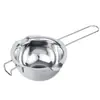 Olla para Derretir Chocolate Acero Inoxidable Calentamiento Impermeable Recipiente para Derretir Queso Mantequilla Derretidor Herramientas de Repostería DIY
