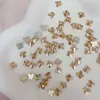 Celebridad de Internet tamaño pequeño Taladro de Uñas Elegante Champán Blanco Mixto Broca de Vidrio Plano Super Flash Mini Taladro de Uñas