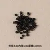Xiao Accesorios Espaciadores de Silicona Transparente Ultra-Delgados Perla Cristal Oro Plástico Espaciador Cuentas Espaciadoras Cuentas Espaciadoras Juguete