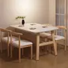 Conjunto de Mesa e Cadeiras de Jantar Apartamento Pequeno Uso Doméstico Estilo Moderno Simples Mesa e Cadeiras de Jantar Estilo Nórdico Uso Doméstico Mesa e Cadeiras de Jantar Comerciais para Fast Food