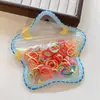 Lindo set de goma para el cabello de colores gruesas y desechables para bebés, empaquetado en bolsa de dibujos animados, que no dañan el cabello, directo del fabricante
