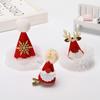 Amazon Chapéu de Natal Tiara Chapéu Pequeno Acessório de Cabelo Tiara Festa de Feriado Infantil Decorações de Aniversário Barba Preta