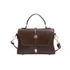 Cinturón retro de color liso, un toque de lujo, nueva colección 2026, simple y elegante, bolso de hombro casual, bolso de mano y bolso cruzado para mujer