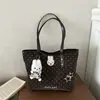 Bolsa tote grande em formato de estrela para mulheres, estilo coreano, alto valor estético, versátil para o trabalho, bolsa de mão casual estilosa para mulheres